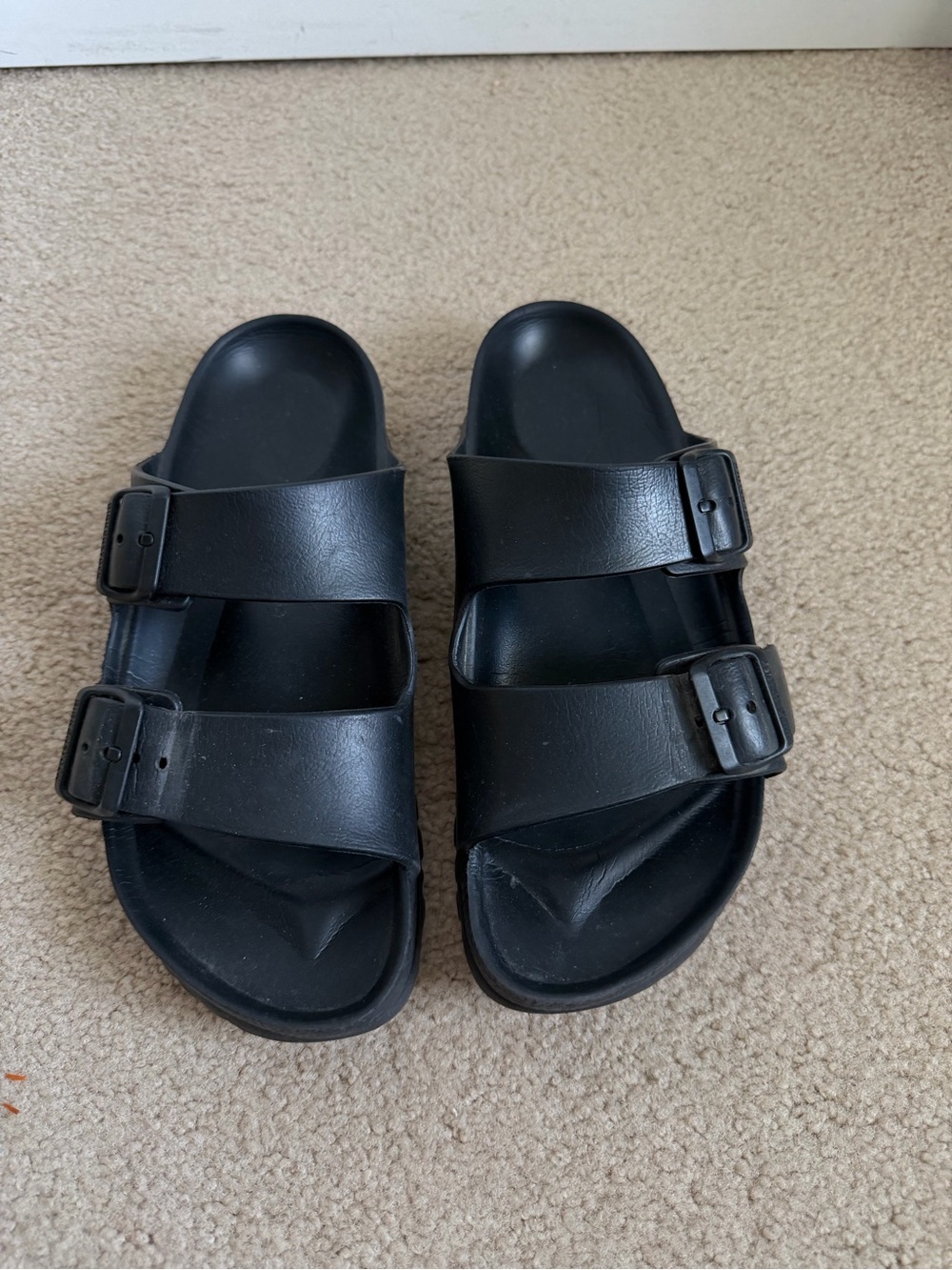 Birkenstock Arizona EVA Black Sandals EU 40 Waterproof Double Buckle Slides